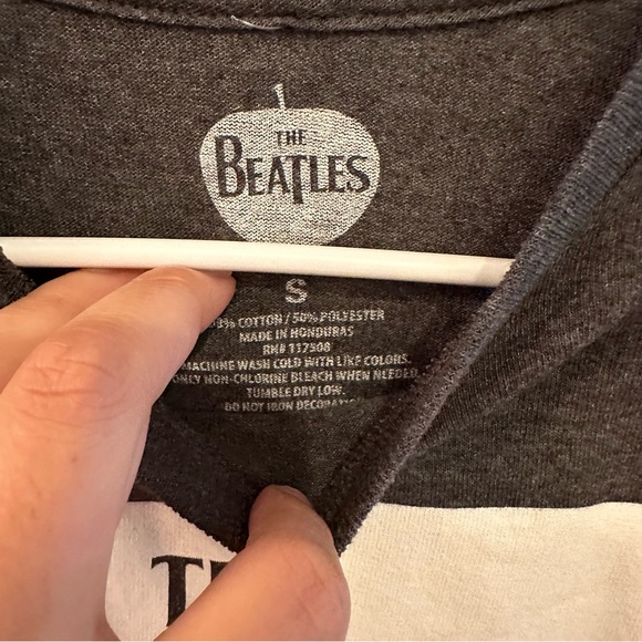 The Beatles Apple Corps The Beatles Graphics Picture Heather Grey Size Small - Picture 3 of 6
